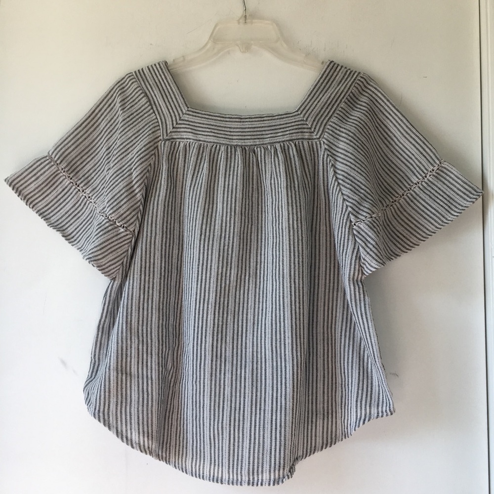 Boho Square Neck Blouse